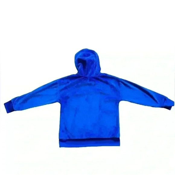 ADIDAS Girls Silken Soft Fleece Pullover Hoodie Sweatshirt Fuschia L 14 Large - Picture 4 of 4